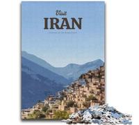 Visit Iran Jigsaw Puzzles for Adults 1000 Piece, Family Activity with Matching Poster And Trivia Sheet for Age 14+ 2000pcs (70x100cm)