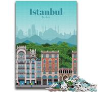 Visit Istanbul Jigsaw Puzzles for Teenagers, Educational Games Home Decoration Birthday Present, Gifts, Wall Art 2000pcs (70x100cm)