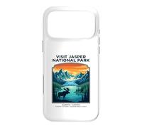 Visit Jasper National Park Alberta Canada Retro Moose Case for iPhone 17 Pro Max