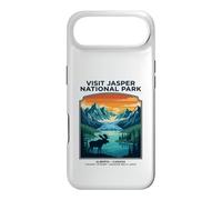 Visit Jasper National Park Alberta Canada Retro Moose Case for iPhone Air