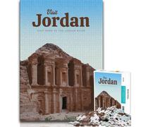 Visit Jordan Adult Jigsaws 1000 Pieces Difficult,Family Game Stress Reliever Difficult Challenge Great Gifts And Toys 50x75cm
