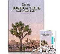 Visit Joshua Tree 1000 Piece Jigsaw Puzzles for Teenagers Gifts,for Educational Game Challenge Toy Unique Home Decor And Gifts 38x26cm
