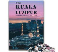 Visit Kuala Lumpur Jigsaw Puzzles for Adults 1000 Jigsaws, Family Entertainment Toys Is Ideal As A Gift for The Whole Family 2000pcs (70x100cm)
