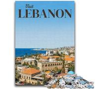 Visit Lebanon JigsawPuzzle 1000 Pieces for Teenagers, Family Game Stress Reliever Difficult Challenge Gifts for Friends And Family 1000pcs (26x38cm)