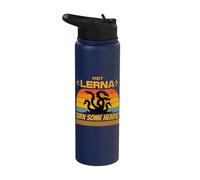 Visit Lerna Funny Greek Mythology Lernaean Hydra Stainless Steel Insulated Water Bottle