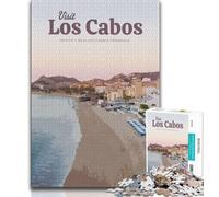 Visit Los Cabos Jigsaw Puzzles for Teenagers 1000 Jigsaws,Brain Intelligence Challenge Addictive Toys for Home Decoration 38x26cm