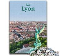 Visit Lyon JigsawPuzzle 1000 Pieces for Teenagers, Family Game Stress Reliever Difficult Challenge Gifts for Friends And Family 2000pcs (70x100cm)