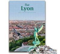 Visit Lyon JigsawPuzzle 1000 Pieces for Teenagers, Family Game Stress Reliever Difficult Challenge Gifts for Friends And Family 1000pcs (50x75cm)
