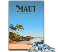 Visit Maui 1000 Piece Jigsaw Puzzle for Adults Teens, Suitable for Ages 14 And Up Wall Decoration Christmas Birthday Gift 2000pcs (70x100cm)