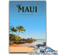 Visit Maui Puzzles 1000 Pieces for Adults, Help The Brain Exercise Addictive Toys to Cultivate Patience Unique Challenge Game 1000pcs (26x38cm)