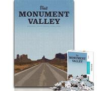 Visit Monument Valley 1000 Piece Jigsaw Puzzles for Teenagers,Learning Educational Toy for Is Ideal As A Gift for The Whole Family 50x75cm
