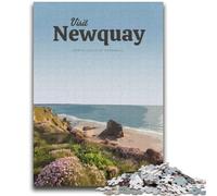 Visit Newquay 1000 Pieces Jigsaw Puzzles For Teens And Adults, Challenging Game And Family Play Parent-child Interaction 2000pcs (70x100cm)