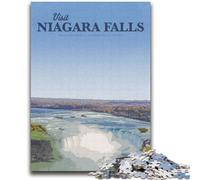 Visit Niagara Falls Puzzles for Teenagers 1000 Pieces, Challenging Game Toys Wall Decoration Unique Birthday And Xmas Gifts 2000pcs (70x100cm)