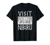 Visit Nibiru Ancient Sumerian Space Myth Line Art VA243 Seal T-Shirt