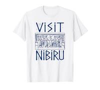 Visit Nibiru Ancient Sumerian Space Myth Line Art VA243 Seal T-Shirt