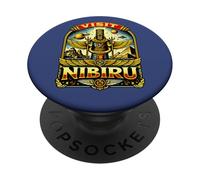 VISIT NIBIRU Ancient Sumerian Supreme God King Anu Aliens PopSockets Adhesive PopGrip