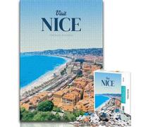 Visit Nice Jigsaw Puzzles for Adults 1000 Jigsaws,Challenging Game Gifts for Is Ideal As A Gift for The Whole Family 38x26cm