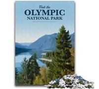 Visit Olympic National Jigsaw Puzzles for Adults 1000, Educational Games Home Decoration Suitable for Desktop Decoration 1000pcs (50x75cm)
