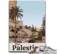 Visit Palestine 1000 Piece Jigsaw Puzzles for Adults, Family Game Stress Reliever Difficult Challenge Gifts for Friends And Family 1000pcs (50x75cm)