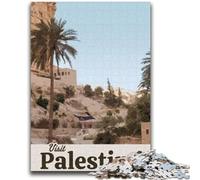 Visit Palestine Puzzles for Teenagers 1000 Pieces, Challenging Game Toys Wall Decoration Unique Birthday And Xmas Gifts 1000pcs (26x38cm)