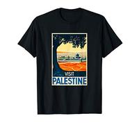 Visit Palestine Vintage Middle East Poster T-Shirt