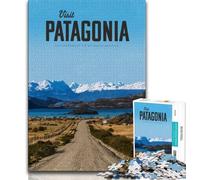 Visit Patagonia 1000 Pieces Jigsaw Puzzles for Adults And Teens,Stress Reliever Difficult Challenge Enhance Love between Couples 50x75cm