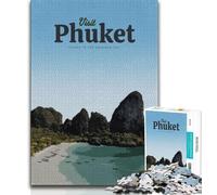 Visit Phuket Jigsaw Puzzles for Adults 1000 Pieces,Challenging Game And Family Play for Is Ideal As A Gift for The Whole Family 50x75cm
