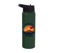 Visit Pompeii Funny Ancient Roman History Stainless Steel Insulated Water Bottle