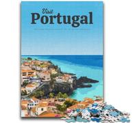 Visit Portugal 1000 Pieces Jigsaw Puzzles for Adults And Teens, for 14+ Train Your Brain And Your Hands Christmas Game Gifts 2000pcs (70x100cm)