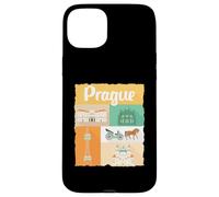 Visit Prague Symbols City Lover Journeys Travel Tour Case for iPhone 15 Plus