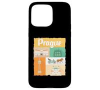 Visit Prague Symbols City Lover Journeys Travel Tour Case for iPhone 15 Pro Max