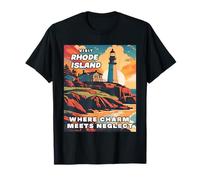 Visit Rhode Island Where Charm Meets Neglect T-Shirt