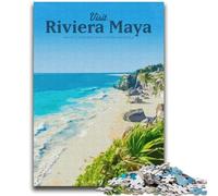 Visit Riviera Maya Puzzles 2000 Pieces for Teenagers,Help The Brain Exercise Addictive Toys to Cultivate Patience Great Gift (70X100cm)