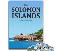 Visit Solomon Islands Jigsaw Puzzles for Adults Teenagers Jigsaws Puzzle, Educational Games Home Decoration Birthday Present, Gifts, Wall Art 2000pcs (70x100cm)
