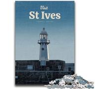Visit St Ives Puzzles 1000 Pieces for Adults, Help The Brain Exercise Addictive Toys to Cultivate Patience Unique Challenge Game 1000pcs (50x75cm)
