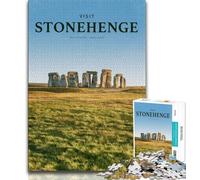 Visit Stonehenge Puzzles for Teenagers Teens 1000pc Puzzle,Decompressing Intellectual Educational Toy Secret Santa Gifts 50x75cm