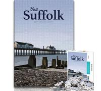 Visit Suffolk Puzzles for Teenagers Teens 1000pc Puzzle,Help The Brain Exercise Addictive Toys to Cultivate Patience A Work of Art 38x26cm