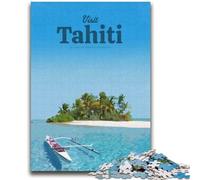 Visit Tahiti Puzzles for Adults Teens 1000 Pieces, Brain Intelligence Challenge Addictive Toys Birthday Gifts for Age 14+ 2000pcs (70x100cm)
