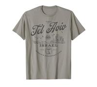 Visit Tel Aviv Israel Since 1909 Vintage Skyline Israel T-Shirt
