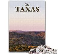 Visit Texas Jigsaw Puzzles for Teenagers,Help The Brain Exercise Addictive Toys to Cultivate Patience A Work of Art (50x75cm)