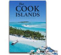 Visit The Cook Islands Jigsaw Puzzles for Teenagers, Challenging Game And Family Play Artists Collection, Fine Art for Age 14 Years Up 2000pcs (70x100cm)