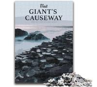 Visit The Giants Causeway Jigsaw Puzzles for Adults 1000 Piece Puzzle, Decompressing Intellectual Educational Toy Educational Game for Birthday, Chrismas 1000pcs (50x75cm)