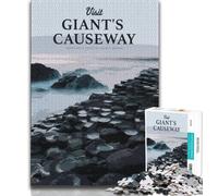 Visit The Giants Causeway Jigsaw Puzzles for Adults Teenagers Jigsaws Puzzle,Toys Educational Games Stress Relieving Suitable for Desktop Decoration 50x75cm