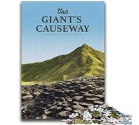 Visit The Giants Causeway Jigsaws 1000 Pieces for Teenagers, Challenging Game Toys Every Piece Is Unique - Challenging Family Fun Game 1000pcs (50x75cm)