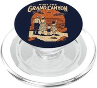 Visit the Grand Canyon Retro UFO & National Park PopSockets PopGrip for MagSafe