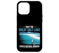 Visit The Great Salt Lake Marina Sailing Boat Utah Tourist Case for iPhone 12 Pro Max