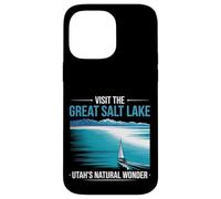 Visit The Great Salt Lake Marina Sailing Boat Utah Tourist Case for iPhone 14 Pro Max
