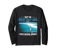 Visit The Great Salt Lake Marina Sailing Boat Utah Tourist Long Sleeve T-Shirt