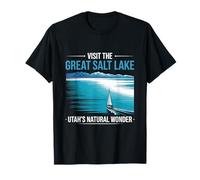 Visit The Great Salt Lake Marina Sailing Boat Utah Tourist T-Shirt