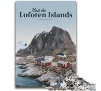 Visit The Lofoten Islands Adult Jigsaws 1000 Piece, Family Game Stress Reliever Difficult Challenge Gifts for Friends And Family 2000pcs (70x100cm)